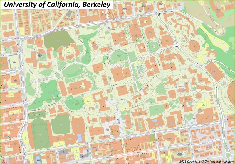 University of California Berkeley Campus Map