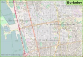 Large detailed map of Berkeley