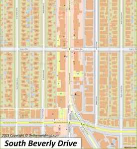 South Beverly Drive Maps