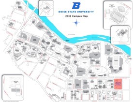 Boise State University Campus map