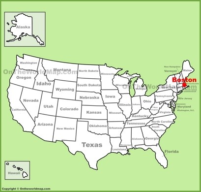 Boston Location Map