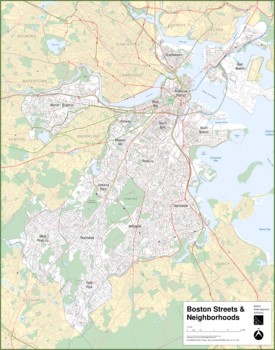 Boston street map
