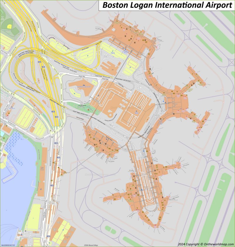 Logan International Airport Map