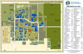 South Dakota State University Campus Map