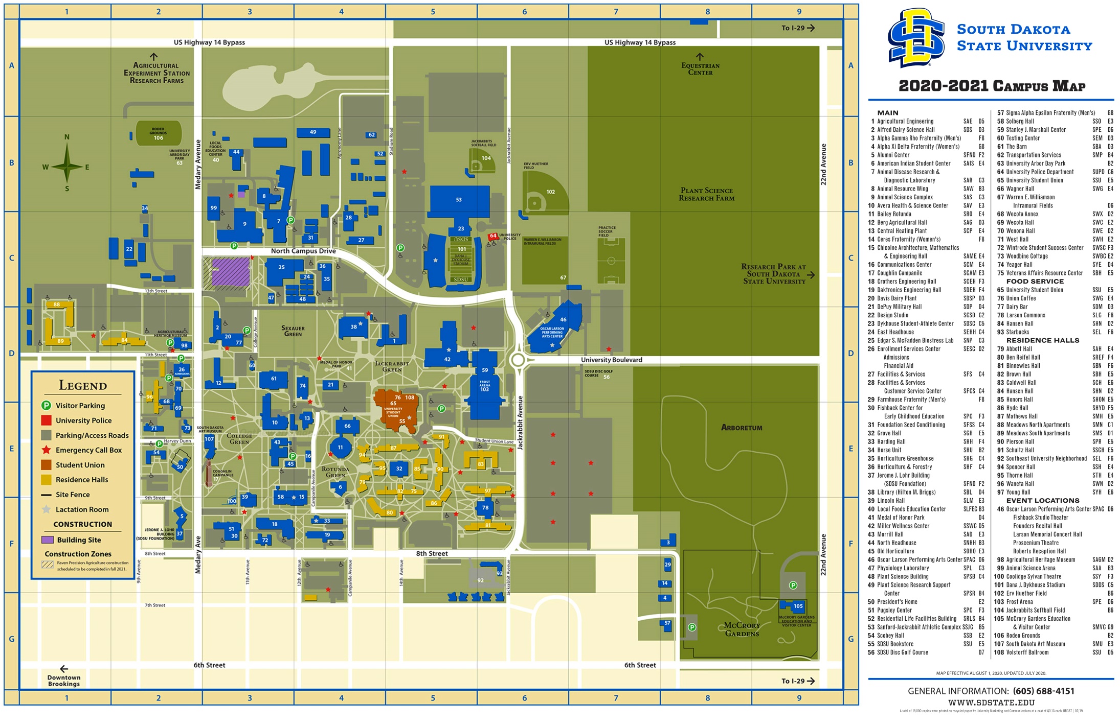 iowa state university campus map