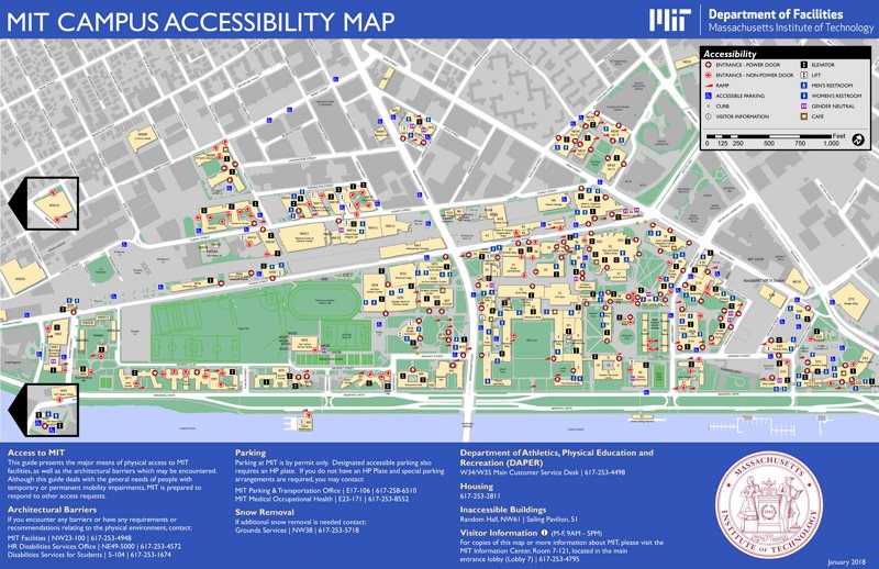 MIT Campus Accessibility Map