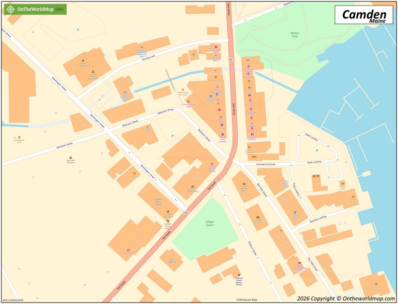 Map of Downtown Camden