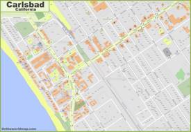 Carlsbad Downtown Map