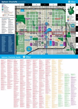 Charlotte uptown map
