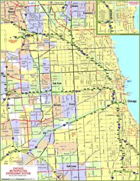 Chicago Road Map