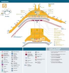O'Hare Airport terminal 1 map