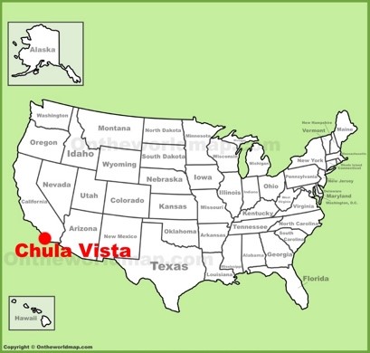 Chula Vista Location Map