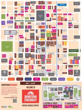 Cincinnati Central Business District Map