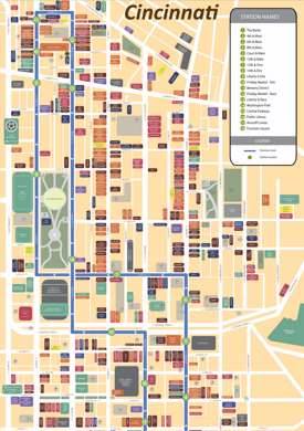 Cincinnati Streetcar Map