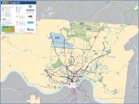 SORTA Cincinnati Metro Map