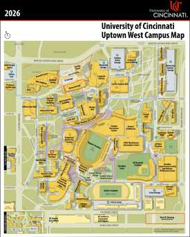 University of Cincinnati Campus Map