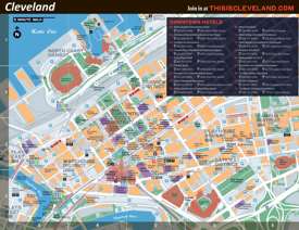 Cleveland hotel map
