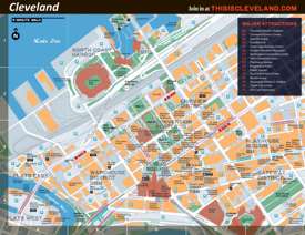 Cleveland tourist attractions map