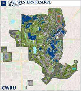 Case Western Reserve University Campus Map