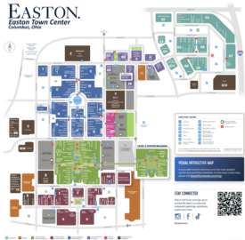 Easton Town Center Map
