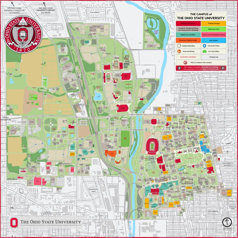 Ohio State University Columbus Campus Map