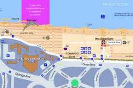Coronado Beach Map