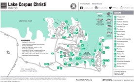 Lake Corpus Christi map