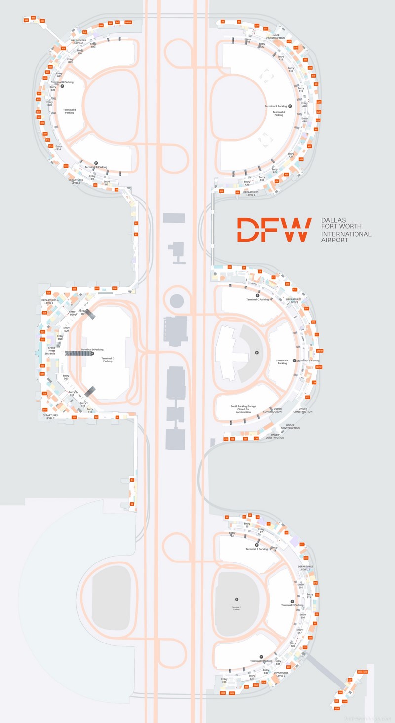 Dallas Fort Worth International Airport Map