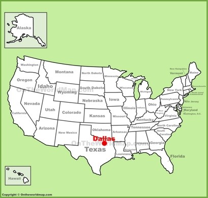Dallas Location Map