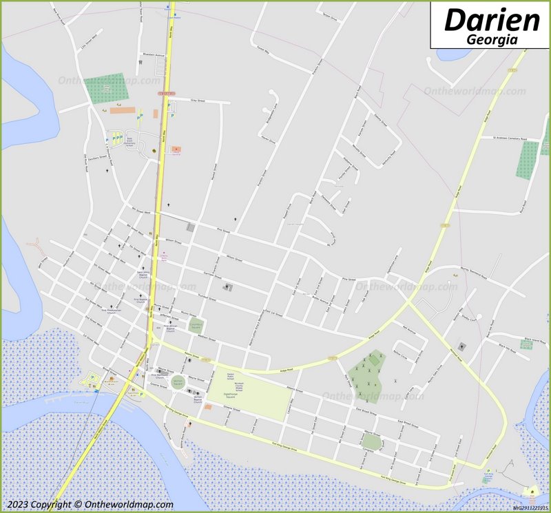 Map of Darien