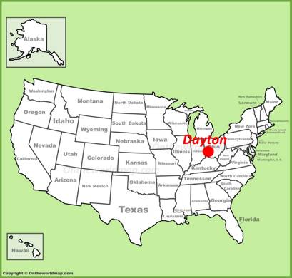 Dayton Location Map