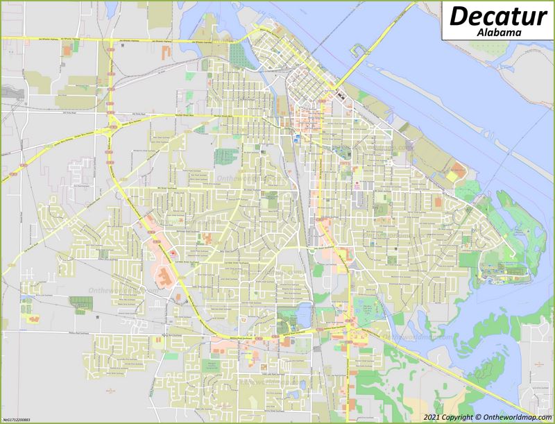 Map of Decatur