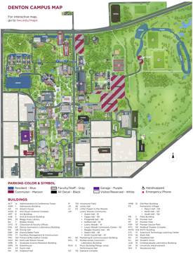 Texas Woman's University Campus Map
