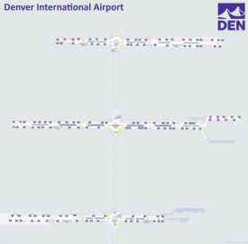 Denver International Airport Map