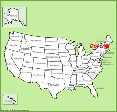Dover NH Location Map