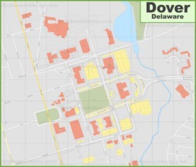 Dover downtown map