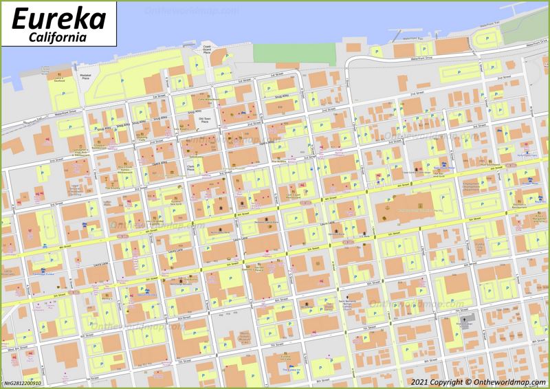 Eureka Old Town Map