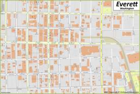 Downtown Everett Map