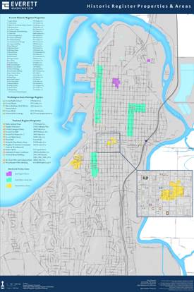 Everett Historic Properties Map