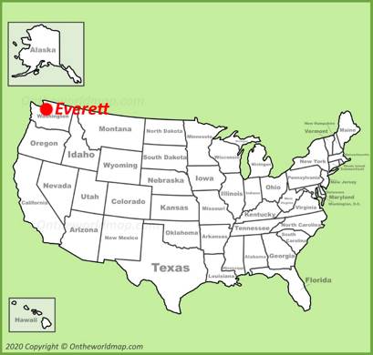 Everett Location Map
