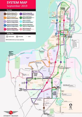 Everett Transport Map