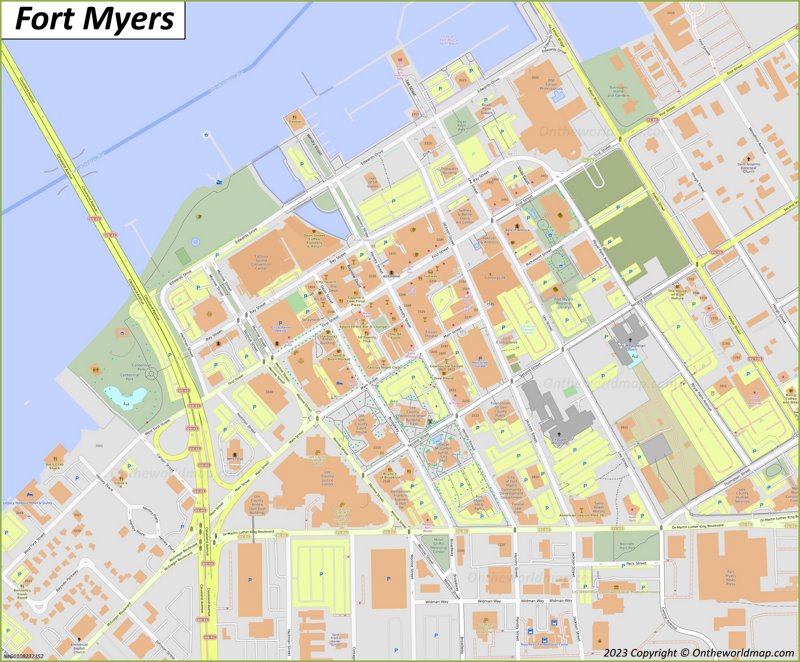 Downtown Fort Myers Map