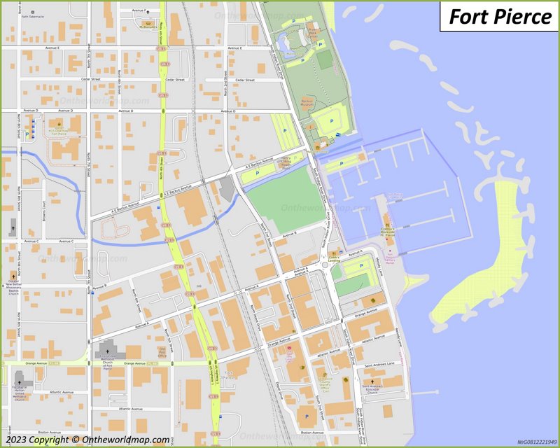 Downtown Fort Pierce Map
