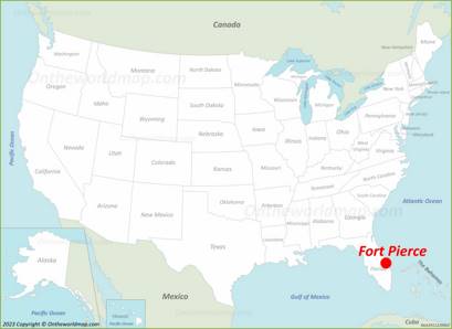 Fort Pierce Location Map