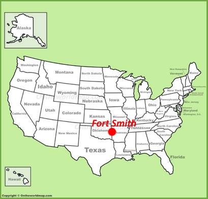 Fort Smith Location Map