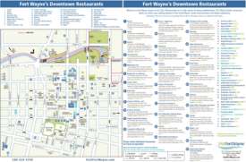 Fort Wayne Restaurants Map