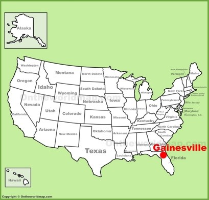 Gainesville Location Map