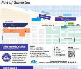 Port of Galveston Map