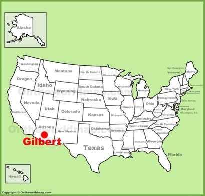 Gilbert Location Map