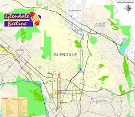 Glendale Beeline Map